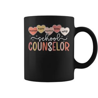 School Counselor Appreciation School Counseling Hearts Coffee Mug - Thegiftio UK