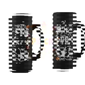 School Psychologist Halloween Spooky Psych Ghost Psychology Coffee Mug | Mazezy