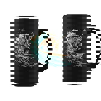 Sea Turtle Surfing Ocean Sea Turtle Ocean Sea Animal Lover Coffee Mug - Thegiftio