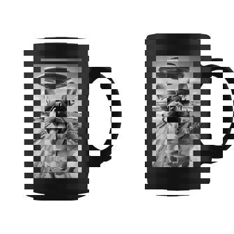 Selfie French Bulldog Ufo Coffee Mug | Mazezy