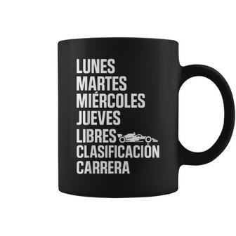Semana De Carreras Cocheselocidad Clasificación Pilotos Taza de café - Regaloses
