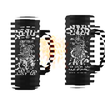 Senior Sister Class Of 2026 Coquette Basketball Graduation Coffee Mug - Thegiftio