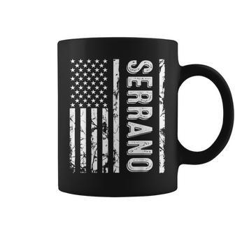Serrano Apellido Divertido Apellido Equipoerrano Familia Reunión Taza de café - Regaloses