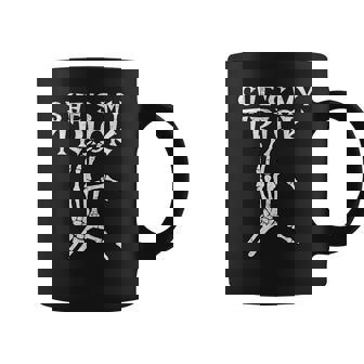 She's My Trick Heart Matching Couple Halloween Boyfriend Coffee Mug - Thegiftio