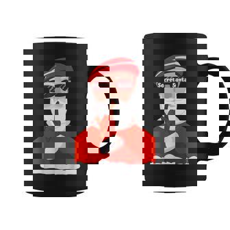 Shhh Disfraz De Papá Noelecreto Con Gafas Deol Taza de café - Regaloses