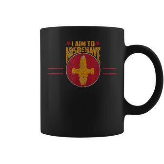 Ship Works I Aim To Misbehave Coffee Mug - Thegiftio UK