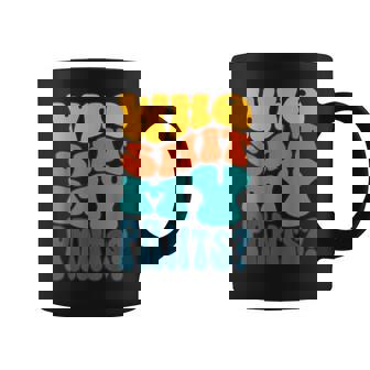 Who Shit My Pants Silly Saying Cringe Sarcasm Groovy Coffee Mug - Monsterry