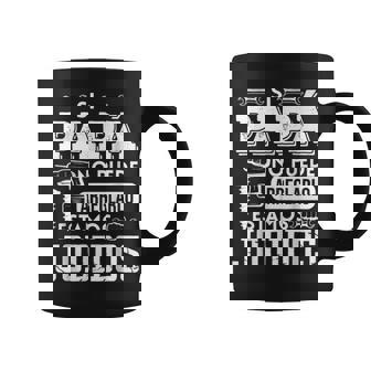 Si Papá No Puede Arreglarlo Estamos Jodidos Día Del Padre Manga Larga Taza de café - Regaloses