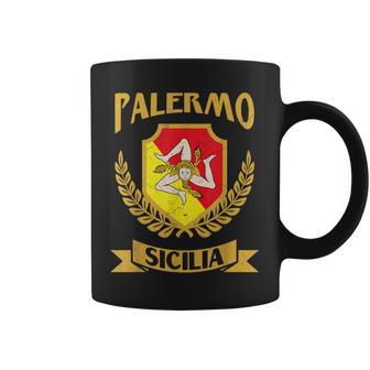 Sicileicilia Italie Palerme Île Italien Tasse - Cadeauxyz