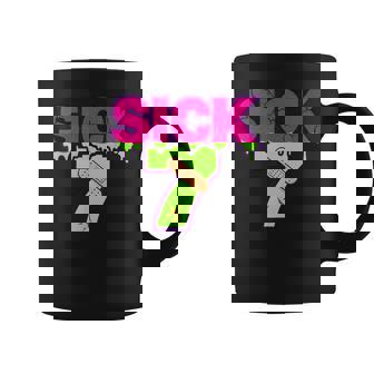 Sick Seven Meme Six Seven Fun Wordplay Drip Coffee Mug | Seseable CA