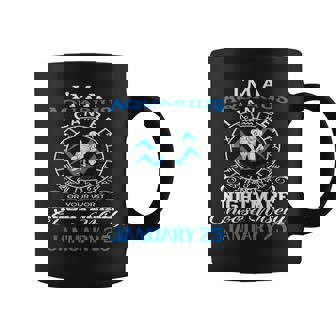 Signe Du Zodiaqueerseau 25 Janvier Pour Homme Anniversaire Tasse - Cadeauxyz