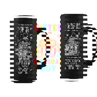 Sister Of The Birthday For Boy Circus Carnival Theme Party Coffee Mug - Thegiftio