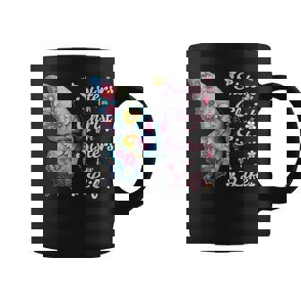 Sisters In Christ Pretty Floral Butterfly Christian Coffee Mug - Thegiftio