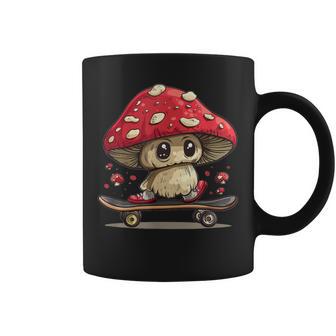 Skateboard Fungus Cool Pour Les Fans De Champignons Tasse - Cadeauxyz