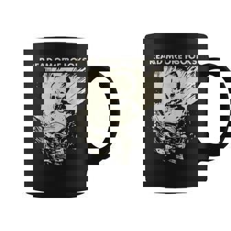 Skeleton Read More Books Coffee Mug | Mazezy