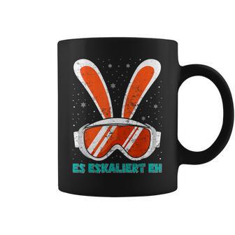Skihasen Apres-Ski Party Es Eskaliert Eh Party Fan Tassen - Geschenkecke