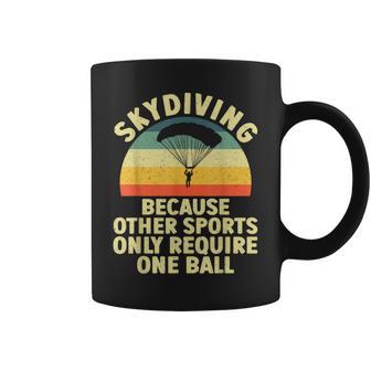 Skydiving For Skydiver Parachute Sky Diving Coffee Mug | Mazezy