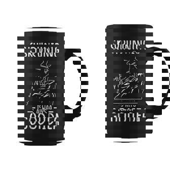 Skyrunning Funny Skyrunning Tank Top Coffee Mug | Mazezy
