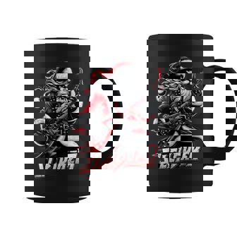 Sleigher Hail Santa Heavy Metal Christmas For & Women Coffee Mug - Monsterry