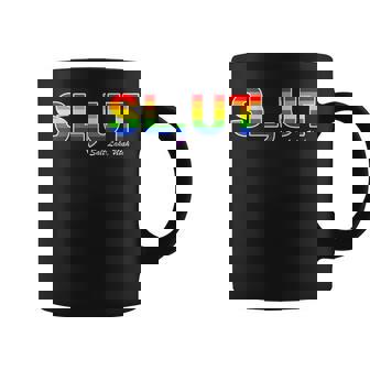 Slut Salt Lake Utah Lgbt Pride Coffee Mug - Monsterry