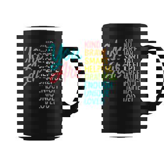 You Are Smart Brave Strong Kind Teacher You Back To School Coffee Mug | Seseable UK