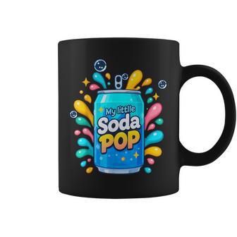 Soda Pop Dibujos Animadosplash Lindo Retro Bebida Broma Taza de café - Regaloses