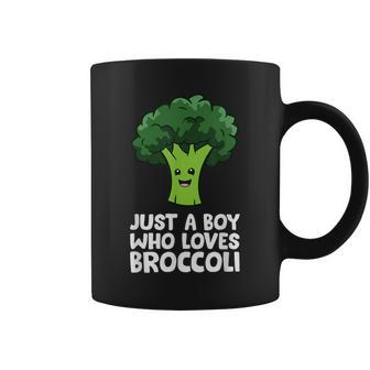 Solo Un Niño Que Ama El Brócoli Taza de café - Regaloses
