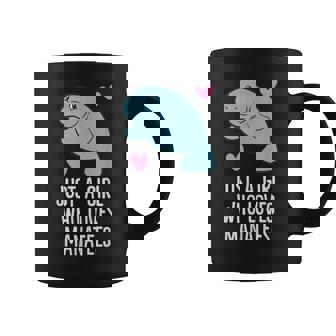Sólo Una Chica Que Ama A Los Manatíes Taza de café - Regaloses