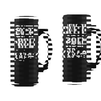 Solve The Problem 67 Six Seven Math Teacher School Coffee Mug | Seseable UK