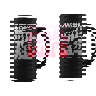 Somebody's Feral Wife Groovy Wife Married Coffee Mug - Thegiftio