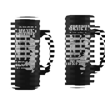 Someone In New Jersey Loves Me Retro Us State Cool Coffee Mug | Mazezy