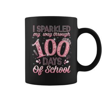 I Sparkled My Way Through 100 Days Of School Brighter Coffee Mug | Seseable UK