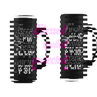 Spoiled By My Biker Wife Of A Biker Wife Motorcycle Wife Coffee Mug | Seseable UK