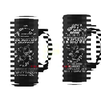 Spoiled Wife Of Grumpy Veteran Wife Queen Coffee Mug | Seseable FR