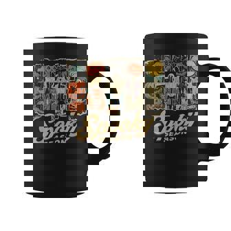 Spooky Season Haunted Street Halloween Night Scene Coffee Mug | Seseable CA