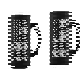 Sport Us Flag Netball Coffee Mug | Mazezy