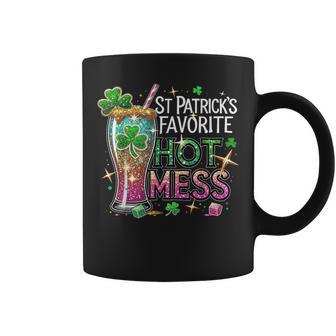 St Patrick’S Favorite Hot Mess Green Beer St Patrick's Day Coffee Mug | Seseable UK