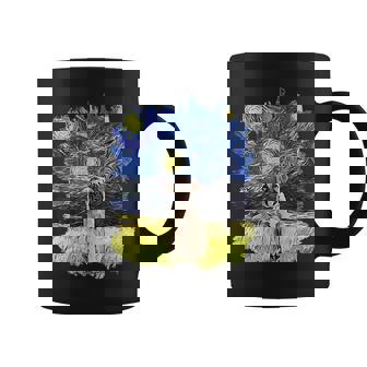 Starry Night Impressionist Dog Art Anatolian Shepherd Dog For Men Women Girls Kids Coffee Mug | Mazezy