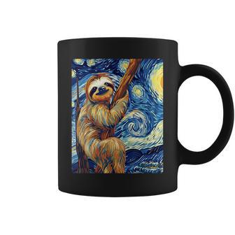 Starry Night Sloth Coffee Mug - Thegiftio UK