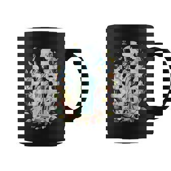 Statue De La Liberté Avec Fleurs Et Colombes Tasse - Cadeauxyz