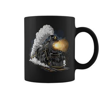 Steam Engine Train Locomotive Coffee Mug - Thegiftio UK