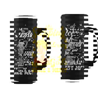 Stepping Into My February Birthday Afro Woman Religious Bday Coffee Mug - Monsterry