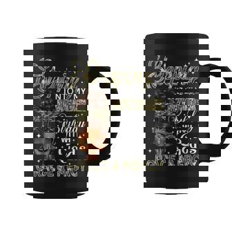 Stepping Into My November Birthday Black Christian Coffee Mug | Mazezy