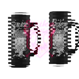 Strike Out Breast Cancer Baseball Drip For Boys Youth Coffee Mug | Mazezy