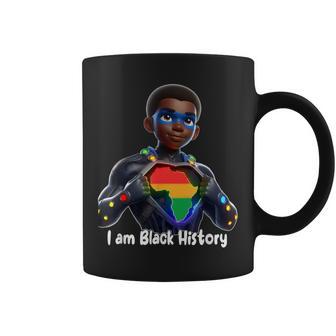 Strong Black History King With Pride And Powerful Heritage Coffee Mug - Thegiftio