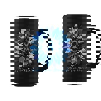 Sunflower Colon Cancer Awareness Month Coffee Mug - Monsterry