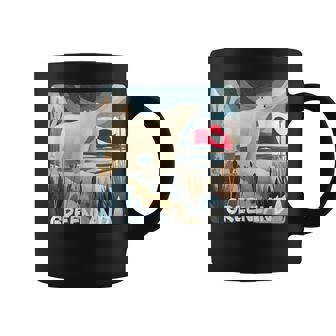 Superbe Ours De Glace Du Groenland Avec Nature Et Drapeau Tasse - Cadeauxyz