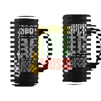 Support Live Music Lovers Music Concert Festival Local Bands Coffee Mug - Thegiftio