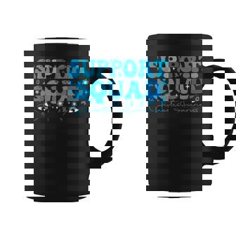 Support Squad Diabetes Awareness Groovy Diabetic Women Coffee Mug - Monsterry