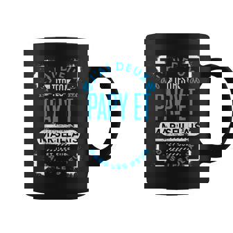 Supporter De Marseille Papy Retraité Grand-Père Homme Humour Tasse - Cadeauxyz